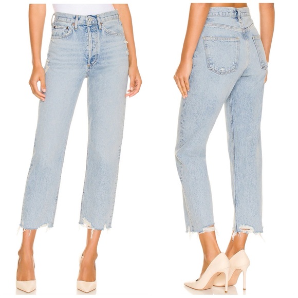 Agolde Denim - AGOLDE 90’s Crop Jean Nerve Wash